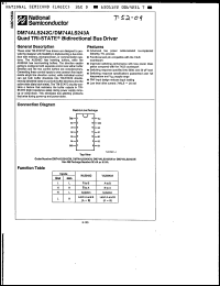 Click here to download DM54ALS1243J/883B Datasheet