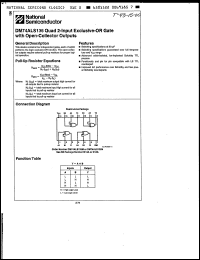 Click here to download DM74ALS136N Datasheet