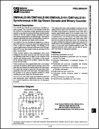 Click here to download DM74ALS190M Datasheet