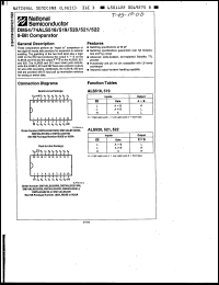 Click here to download DM74ALS518WM Datasheet