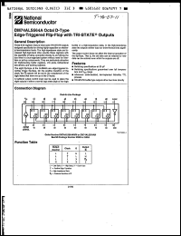 Click here to download DM74ALS564J Datasheet