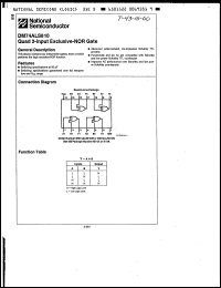 Click here to download DM54ALS810J Datasheet