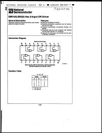 Click here to download DM74ALS832AWM/B+ Datasheet