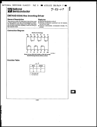 Click here to download DM54AS1004AJ/883B Datasheet