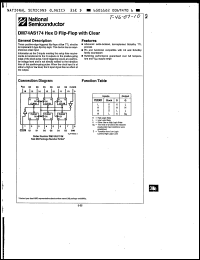 Click here to download DM74AS174J Datasheet