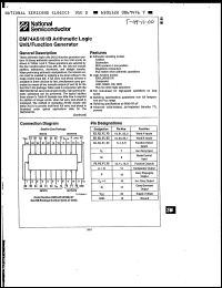 Click here to download DM74AS181BNT/A+ Datasheet