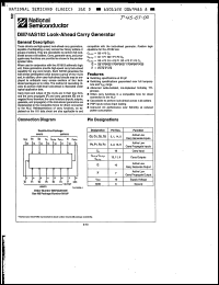 Click here to download DM54AS182J/883B Datasheet