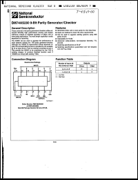 Click here to download DM54AS280J/883C Datasheet