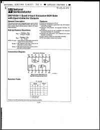 Click here to download DM74AS811J Datasheet