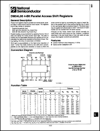Click here to download DM54L95W/883B Datasheet