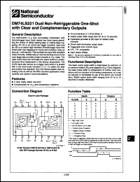 Click here to download DM54LS221J Datasheet