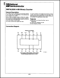 Click here to download DM54LS293J/883 Datasheet