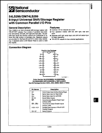 Click here to download DM54LS299W/883 Datasheet