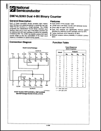 Click here to download DM74LS393N/A+ Datasheet
