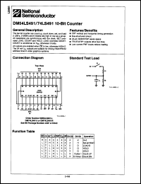 Click here to download DM54LS491J/883 Datasheet