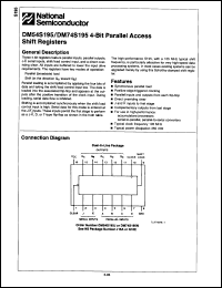 Click here to download DM74S195N/B+ Datasheet