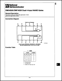 Click here to download DM54S20J/883C Datasheet