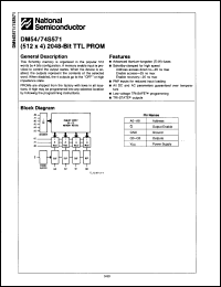 Click here to download DM54S571BJ/883 Datasheet