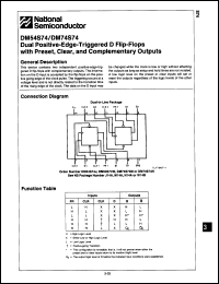 Click here to download DM54S74W/883C Datasheet