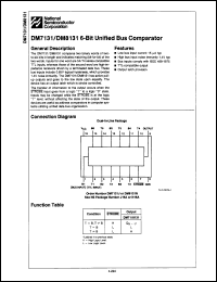 Click here to download DM8131J/A+ Datasheet