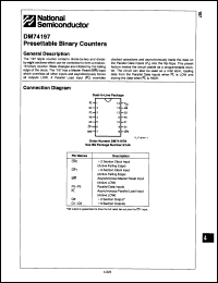 Click here to download DM74197J Datasheet