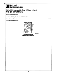 Click here to download DM7450J/A+ Datasheet