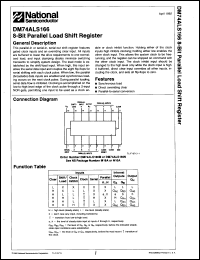 Click here to download DM74ALS166N Datasheet