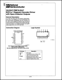 Click here to download DM74LS247J Datasheet
