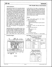 Click here to download DM74S281N/B+ Datasheet