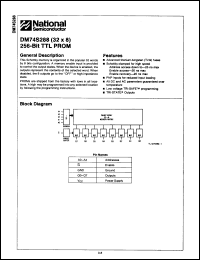 Click here to download DM87S288N/A+ Datasheet