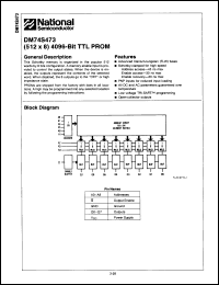Click here to download DM74S473AN/B+ Datasheet