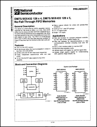 Click here to download DM85X432N/A+ Datasheet