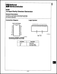 Click here to download DM9348J/883 Datasheet