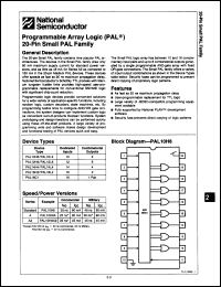 Click here to download PAL16H2AJM/883 Datasheet