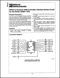 Click here to download DP84412N Datasheet