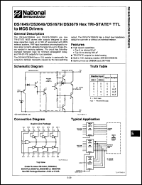 Click here to download DS1679J/883 Datasheet