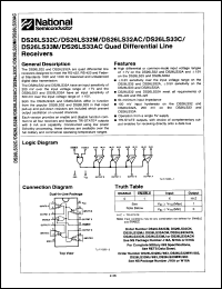 Click here to download DS26LS32MW/883C Datasheet