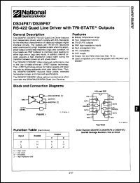 Click here to download DS35F87J/883 Datasheet