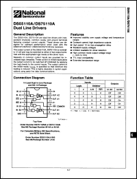 Click here to download DS75110AJ Datasheet