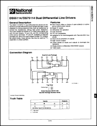 Click here to download DS55114J Datasheet