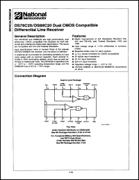 Click here to download DS78C20J/883B Datasheet