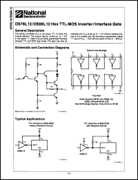 Click here to download DS78L12W/883 Datasheet