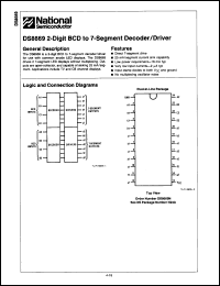 Click here to download DS8669N/A+ Datasheet