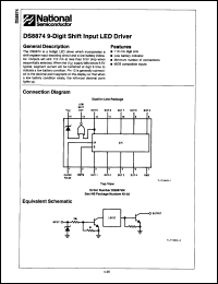 Click here to download DS8874J Datasheet