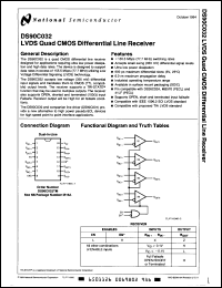 Click here to download DS90C032M Datasheet