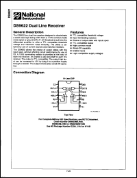 Click here to download DS9622MJ Datasheet