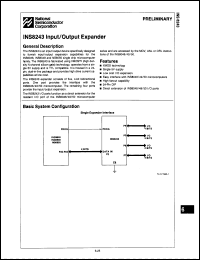 Click here to download INS8243N Datasheet