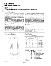 Click here to download MM74C911N/A+ Datasheet