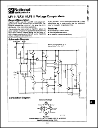 Click here to download LF111H/883 Datasheet