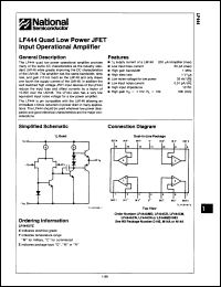 Click here to download LF444CJ/A+ Datasheet